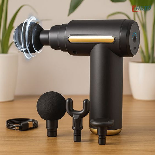 💥 Le Pistolet de Massage 4 en 1 qui élimine vos douleurs en quelques minutes